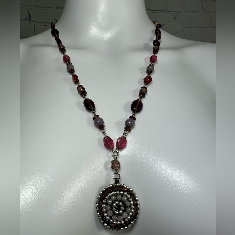 Handmade beaded necklace